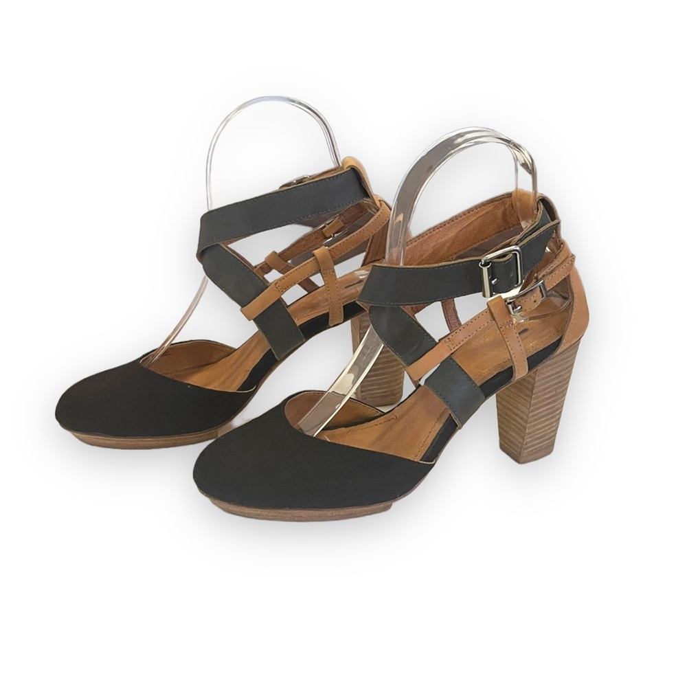 {anthro} SCHULER & SONS PHILADELPHIA heeled sandals